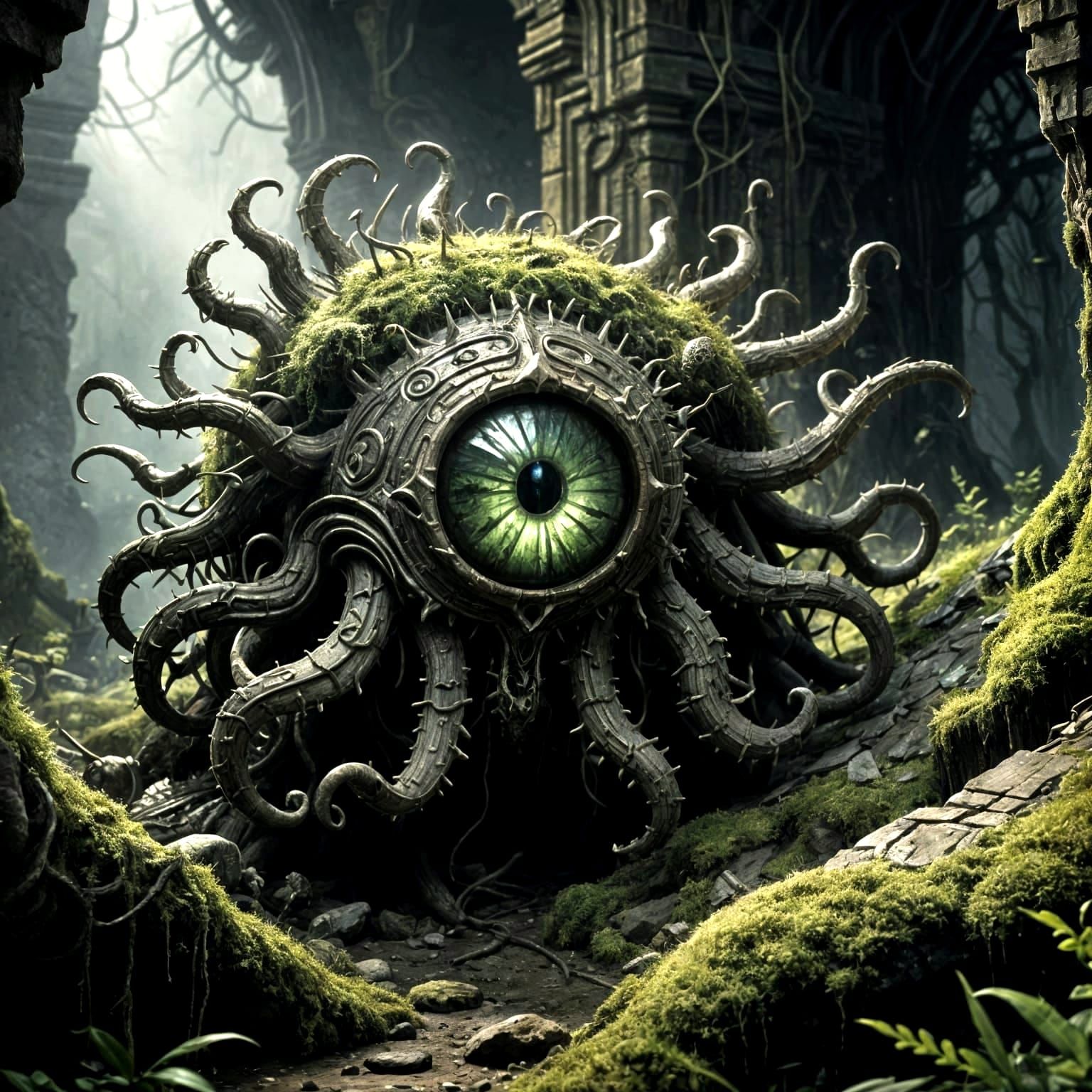 Ethereal Beholder Masterpiece in Cinematic Realism