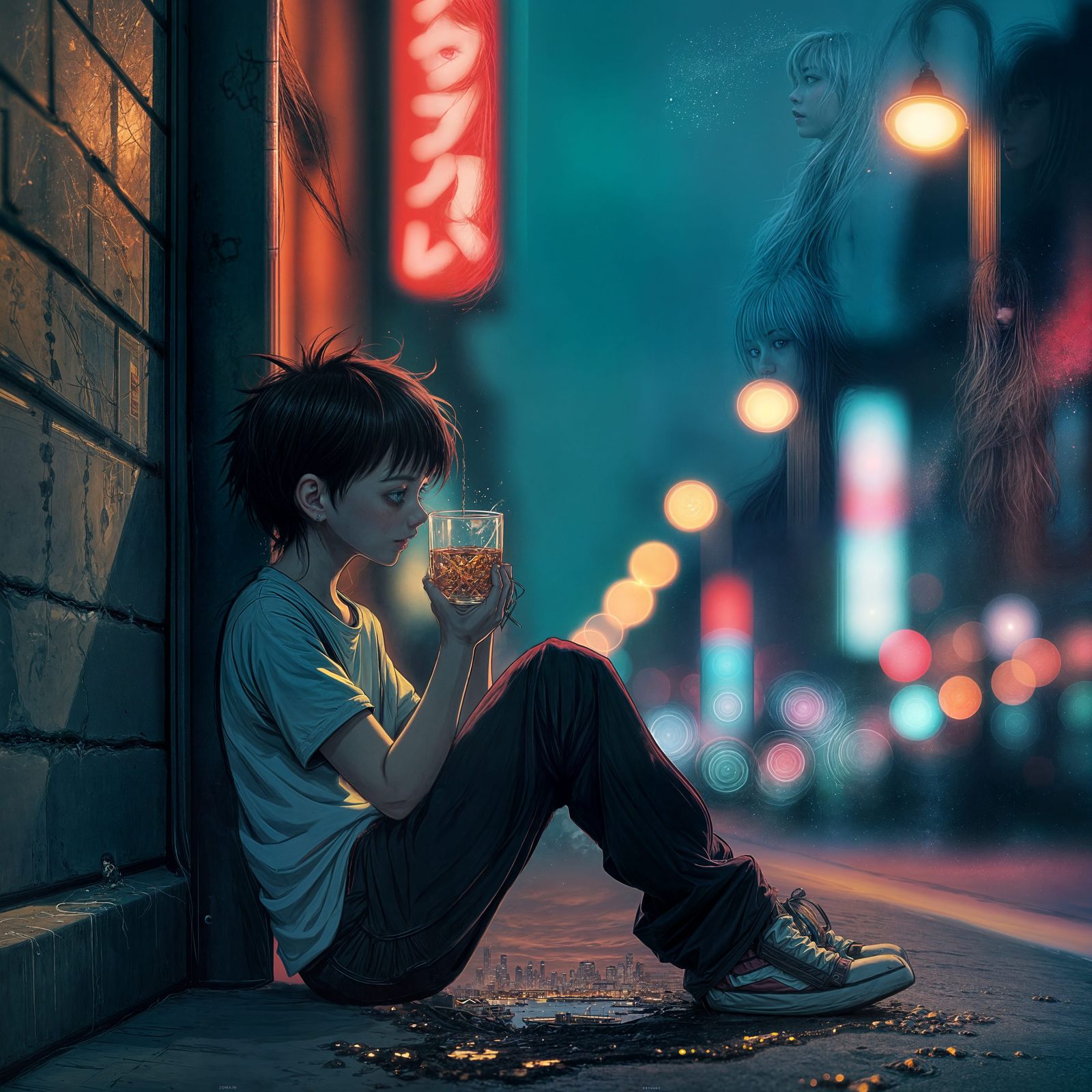 Anime Album Cover Art: Drinking Song