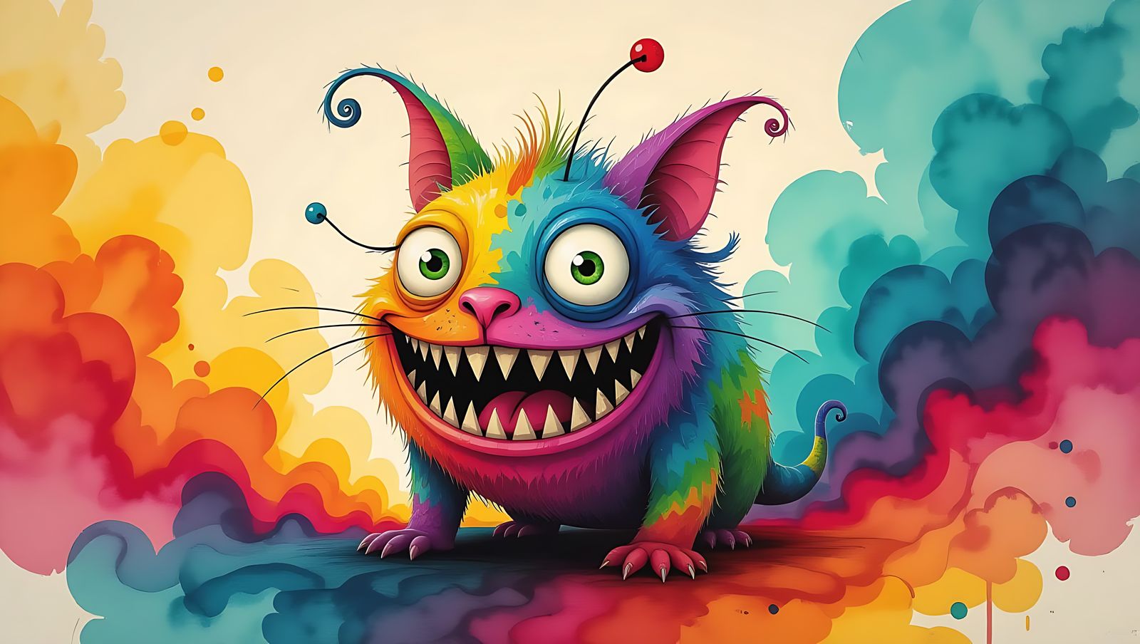 This cheerful little critter is the rainbow eater. He’s the ...