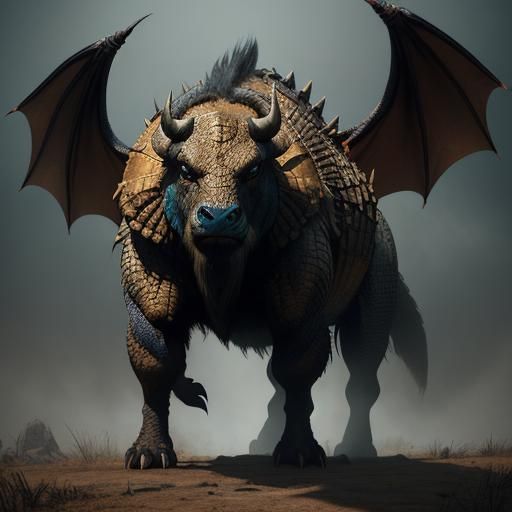 Majestic Hybrid Creature Concept Art
