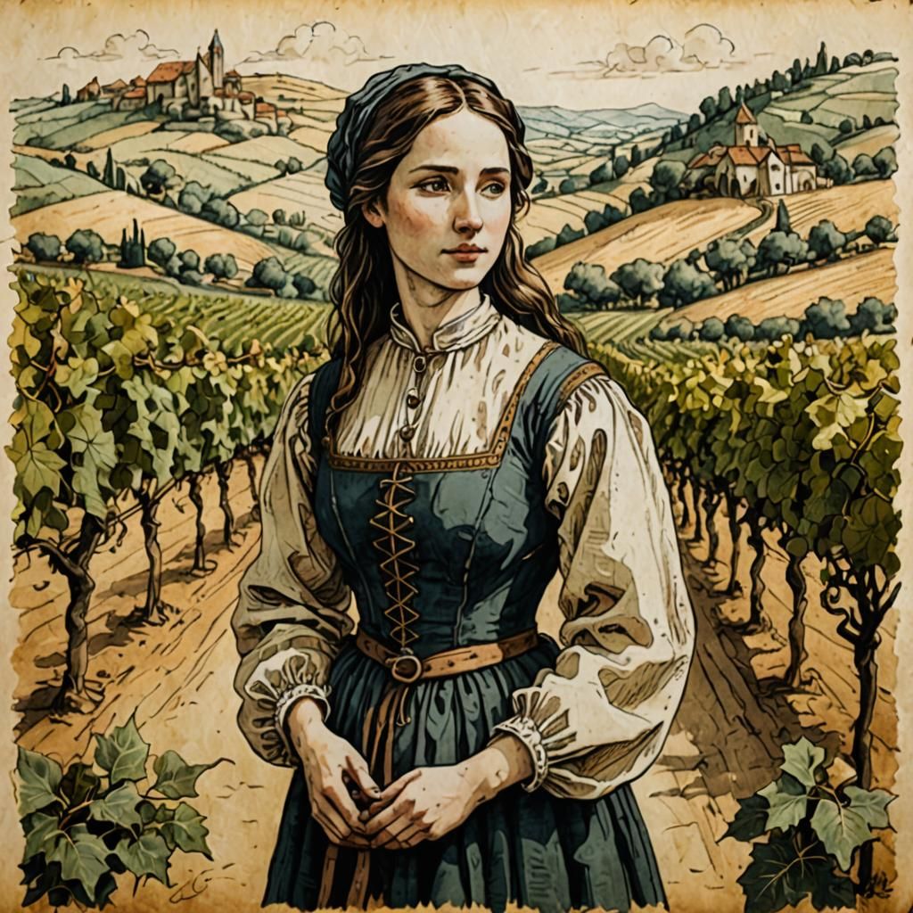 Occitan Beauty in Renaissance Style