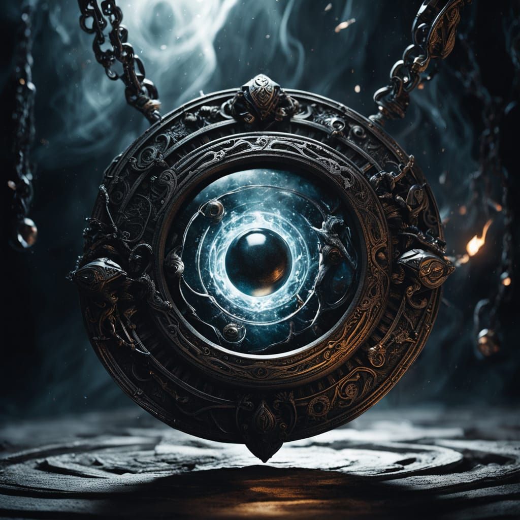 Mystical Necklace Radiates Dark Energy in Haunting Fantasy A...
