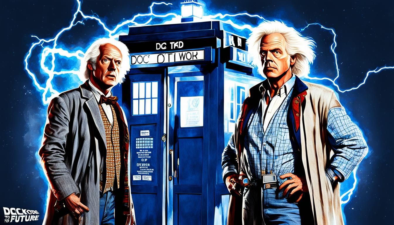 Doc Brown Meets Doctor Who in the TARDIS