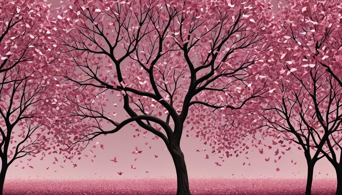 Pink Ribbon Tree: Fragility and Strength