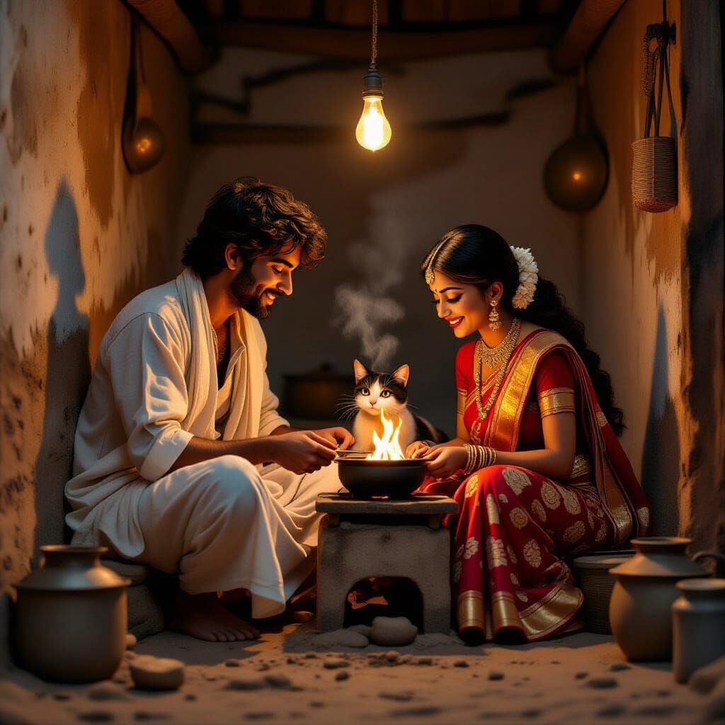 Dog and Cat Cooking, 3D Animated Style