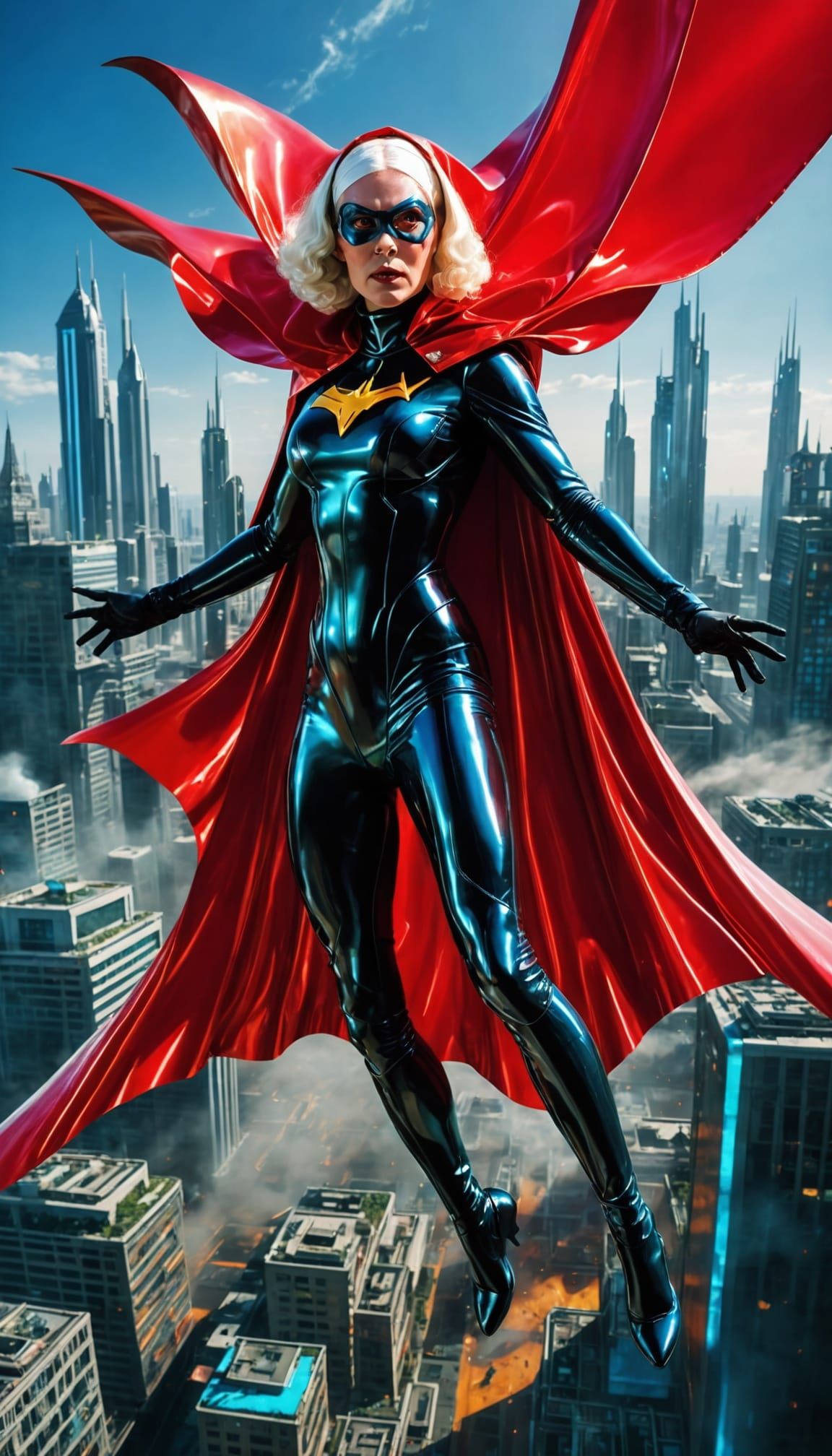 Supernatural Nun Battles a Futuristic City in Epic Fantasy A...