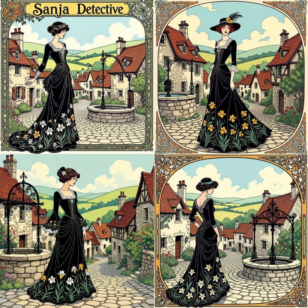 Art Nouveau Detective Sanja Investigates Oakhaven