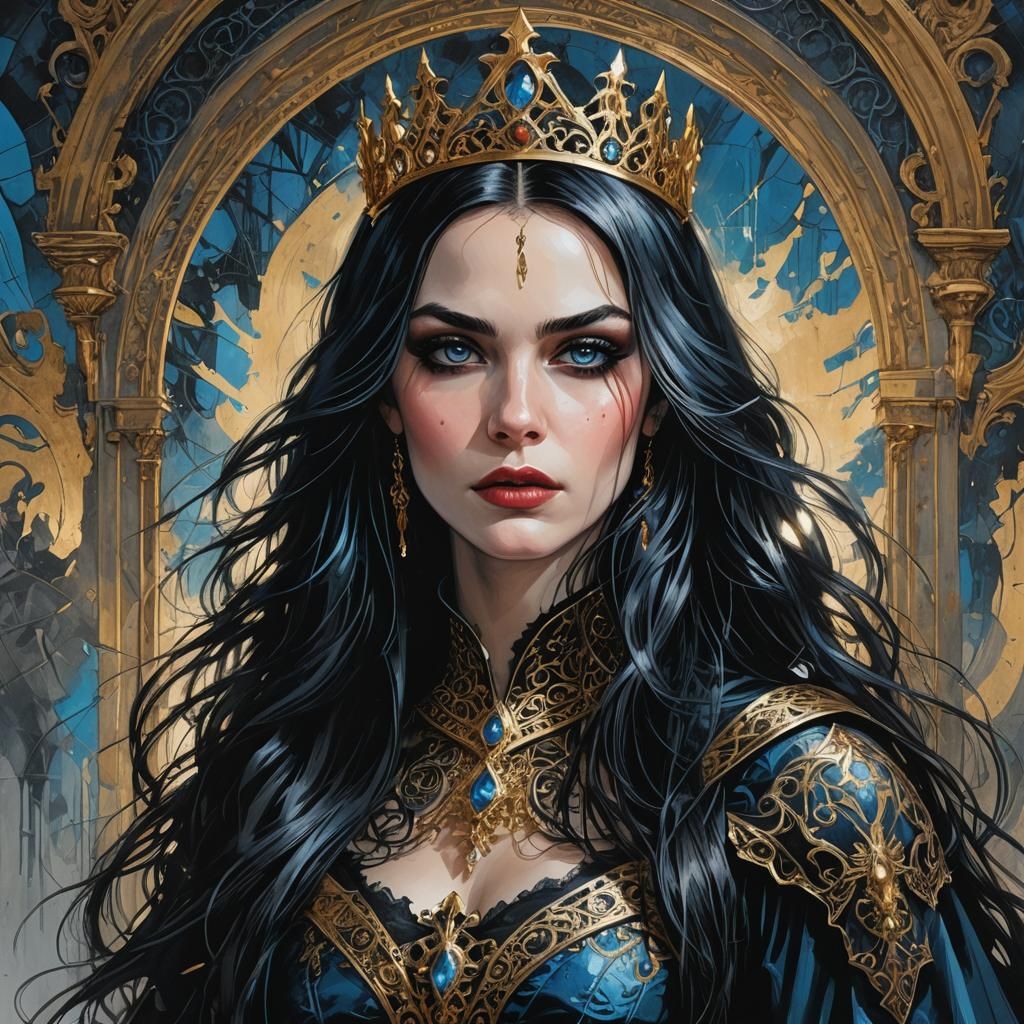 Vampire Princess in High Gothic Dark Fantasy