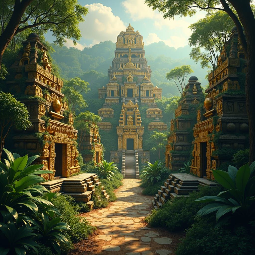 Golden Mayan City Hidden in Amazon Rainforest