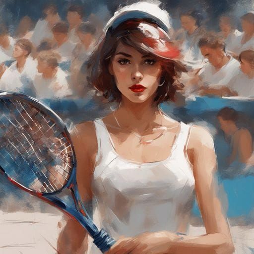 Modern Spanish Beauty at Tennis Club