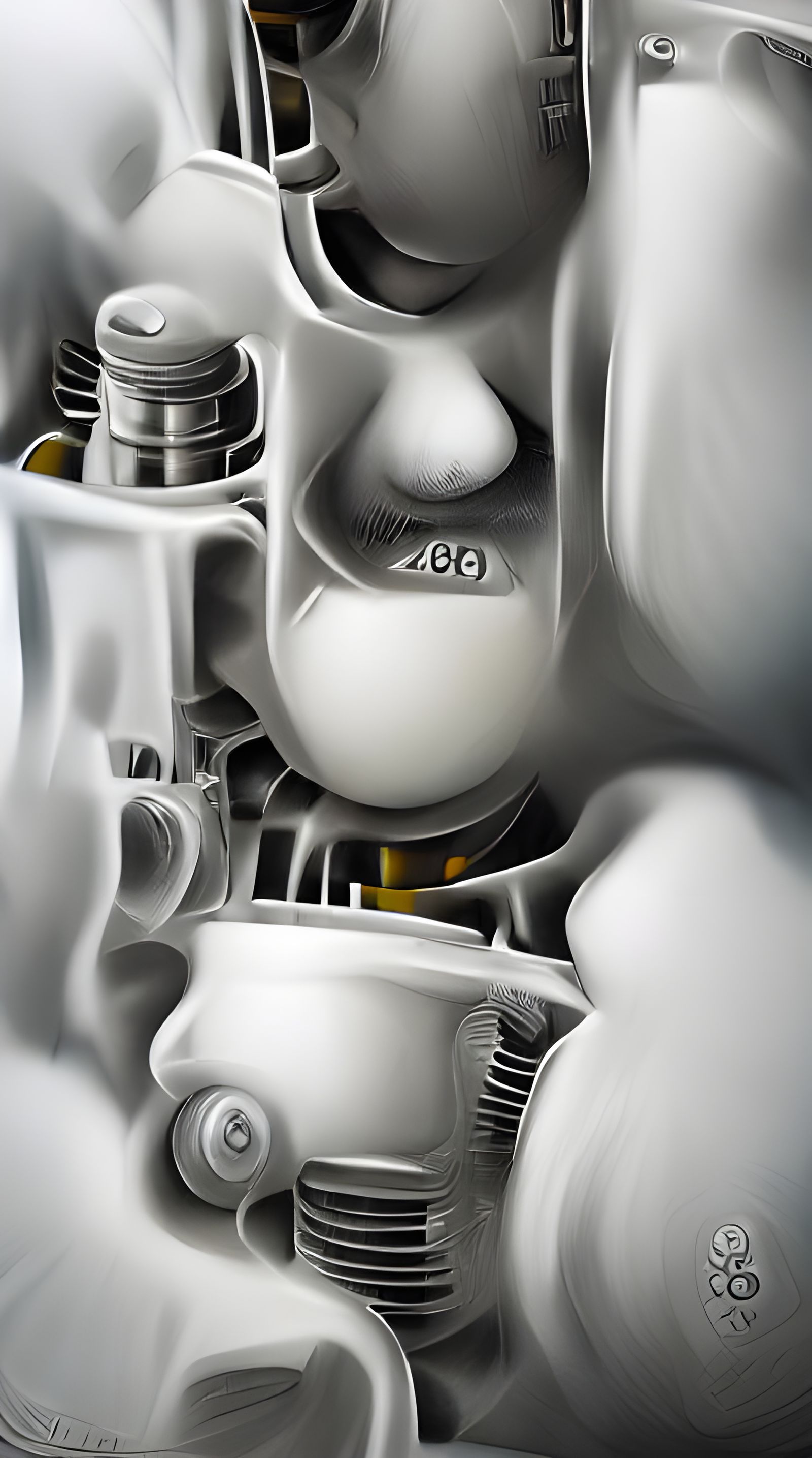 Detailed 8K 3D Engine Render