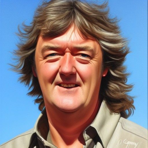 James May as Oil Painting Portrait