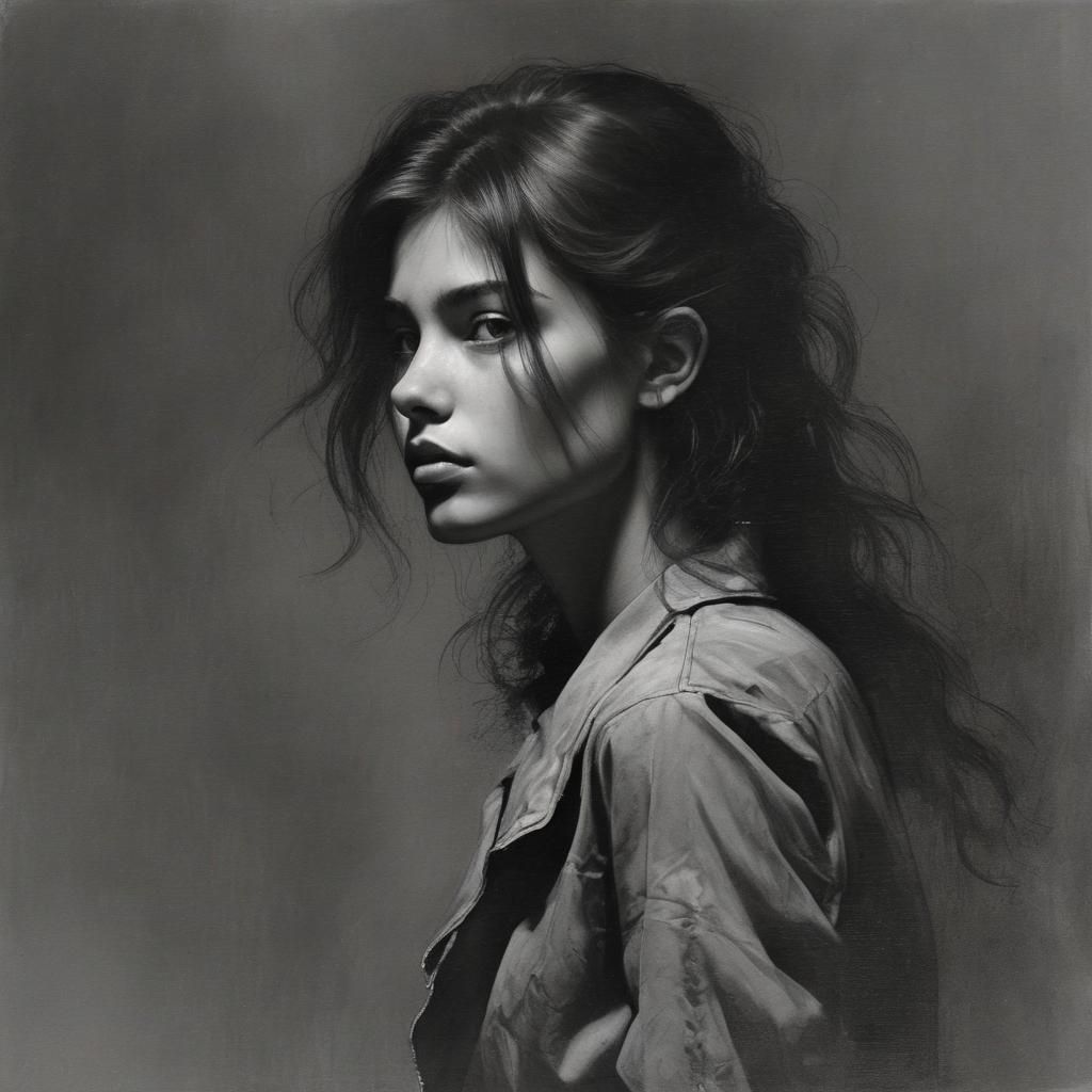 Dramatic Chiaroscuro Lighting Study