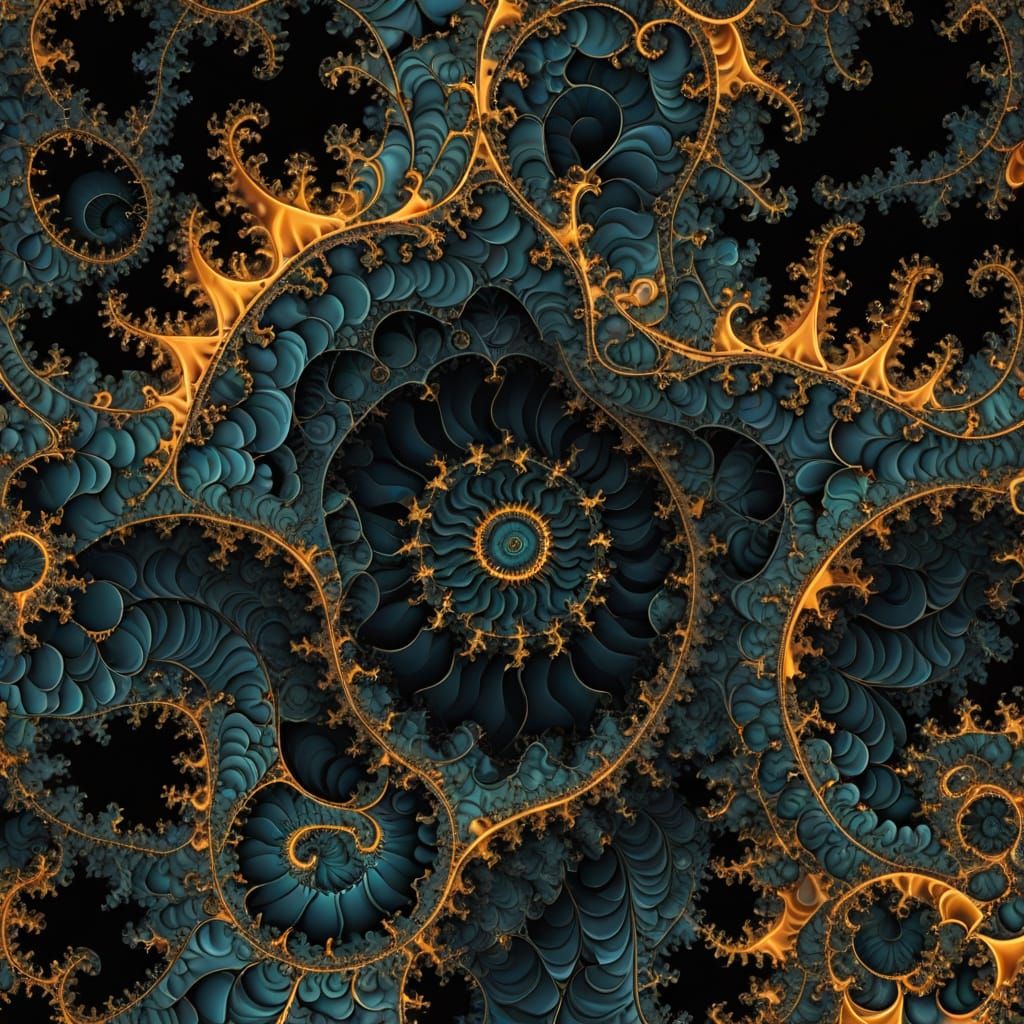 Intricate Fractal Tentrical Mandelbrot Set