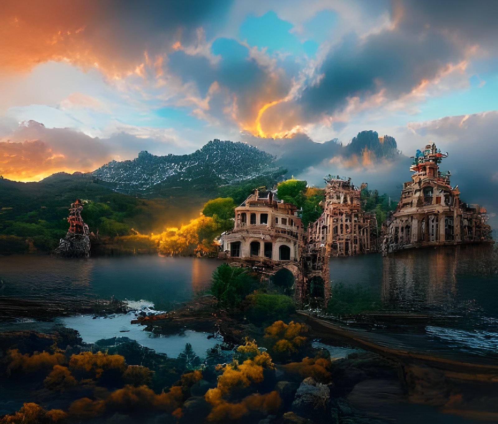 Spain in Radiant Light: A Digital Masterpiece