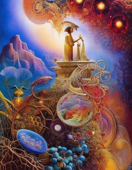 Elegant Collage Art of Entrances and Buildings