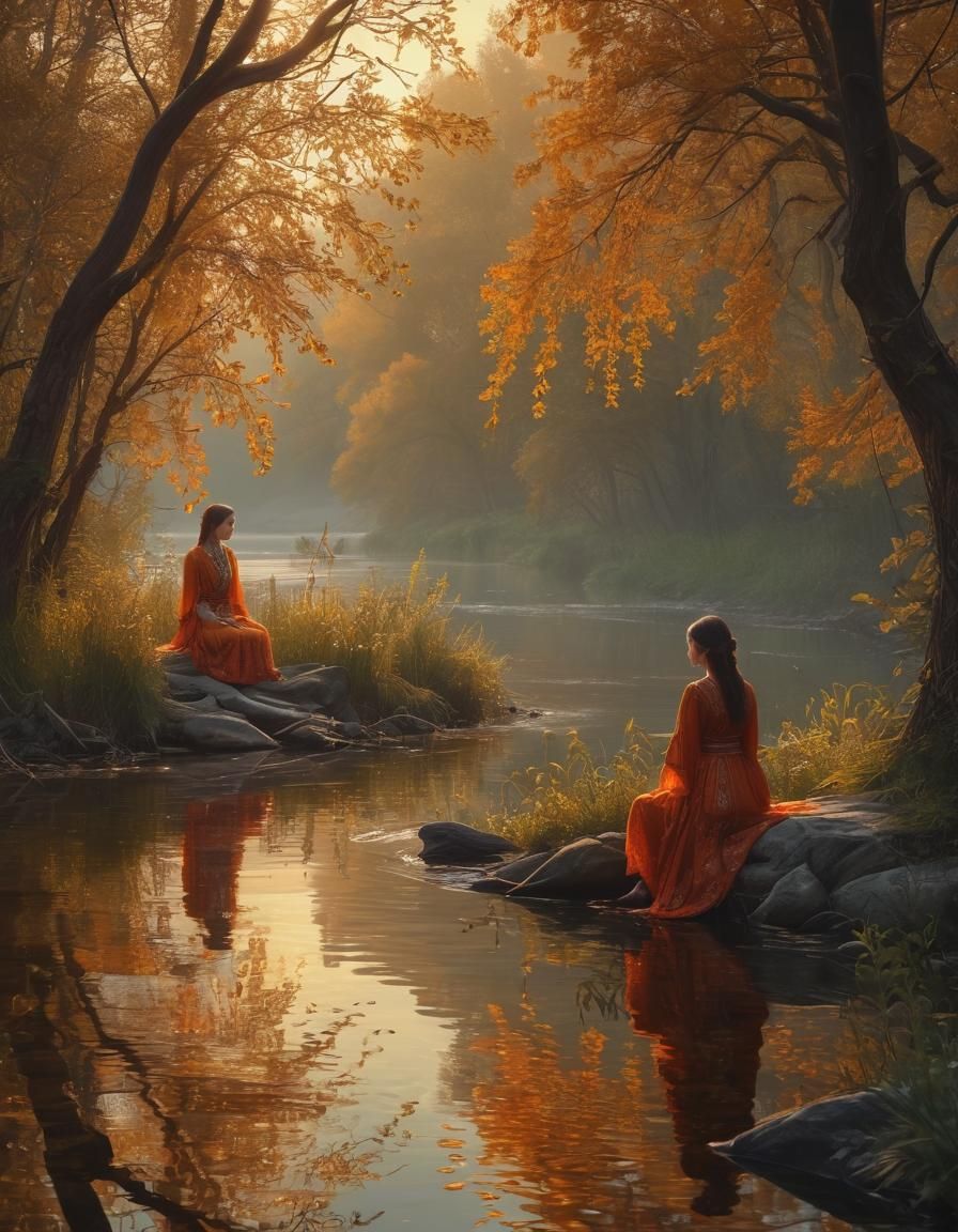 Nixies. River Mermaids. Russian folklore