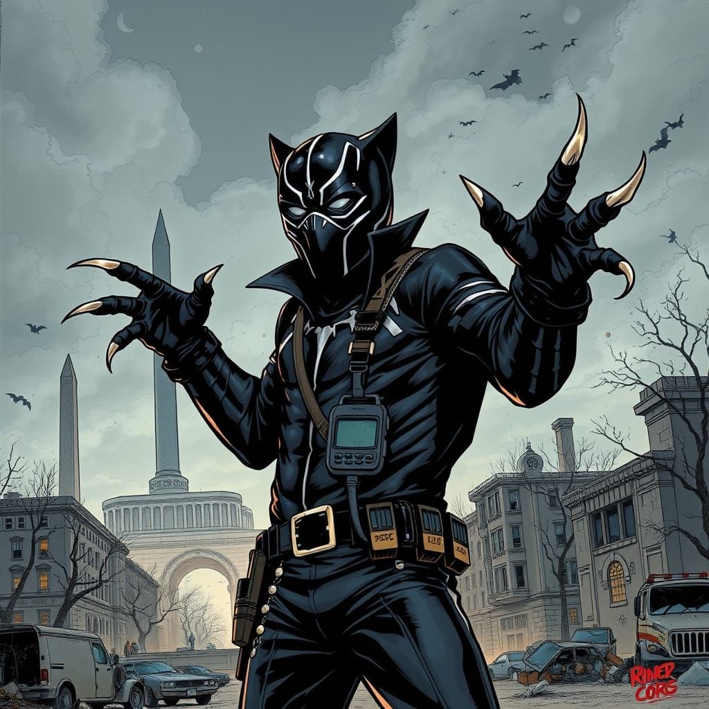 Freddy Krueger mixed with The Black Panther in the video gam...