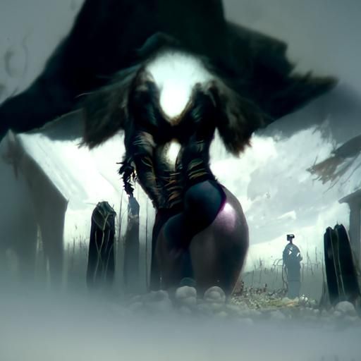 Sinister Figure in Dark Fantasy Style