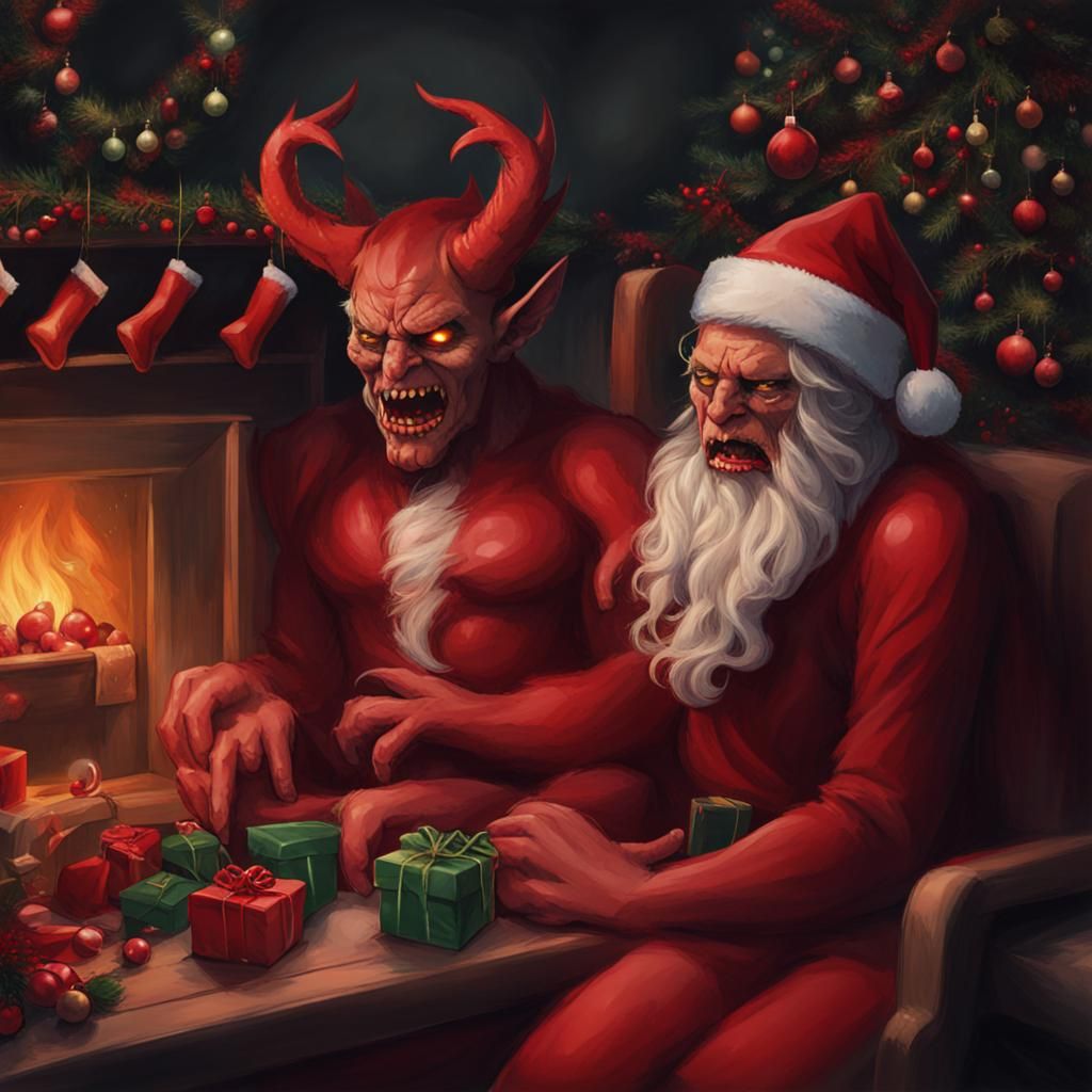 Demonic Christmas Celebration: A Gothic Holiday