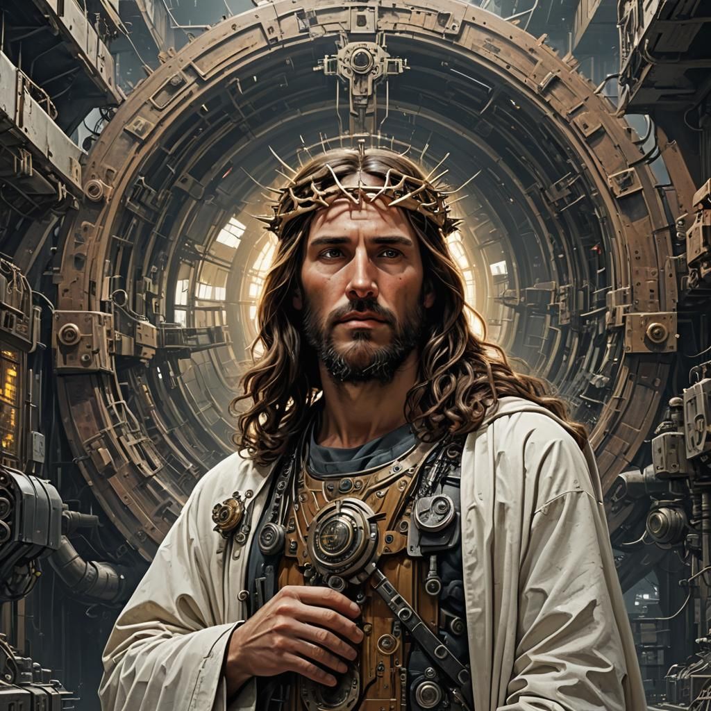 Dystopian Biopunk Jesus