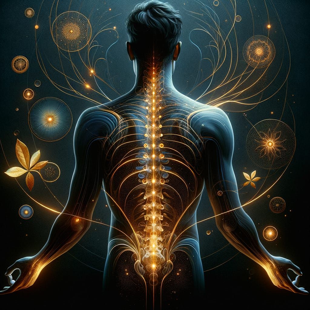 Elegant Male Figure in Therapeutic Resonance