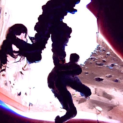 Cosmic Separation: A Love Torn Apart by Space