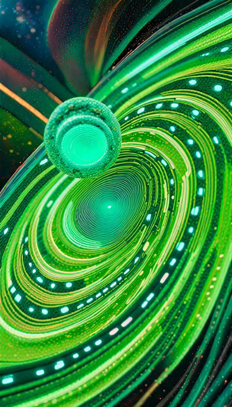 Neutron Star Forces: Maximalist Psychedelic Digital Art