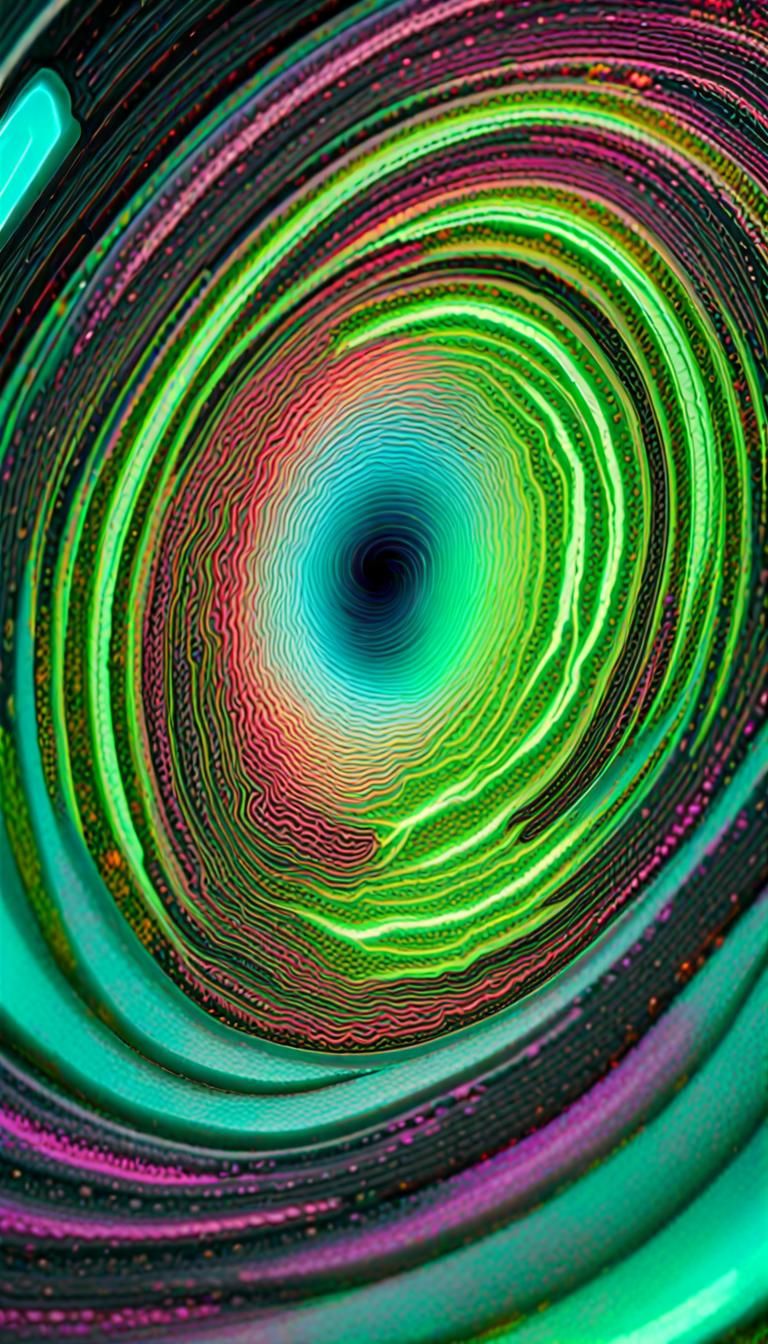 Neutron Star Forces in Psychedelic Maximalist Art