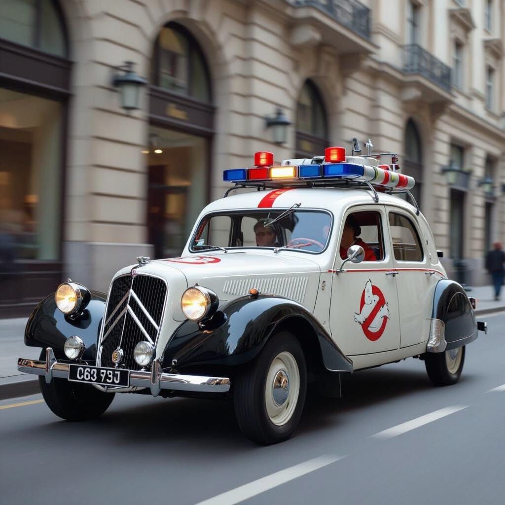 Ghostbusters Citroën Traction Avant Car