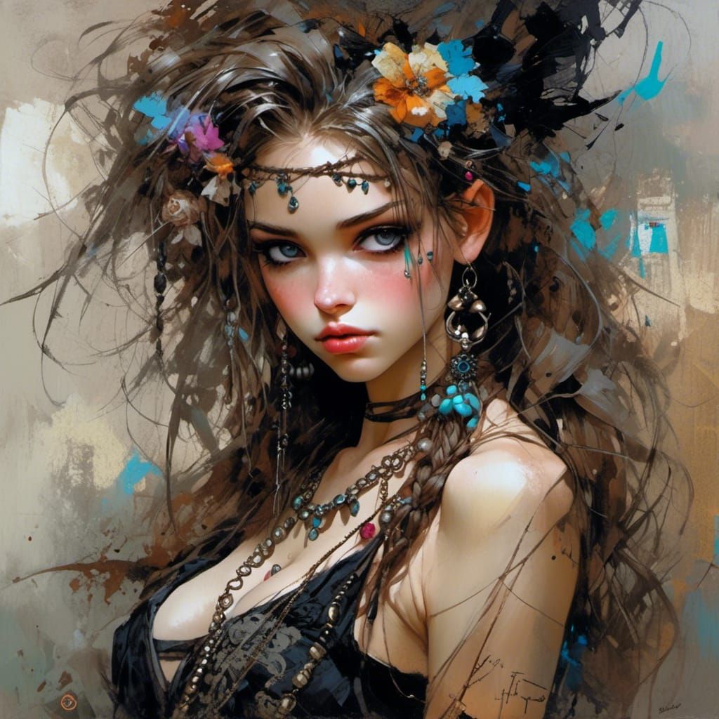 Anime Street Dancer in Beckett-Griffith Style