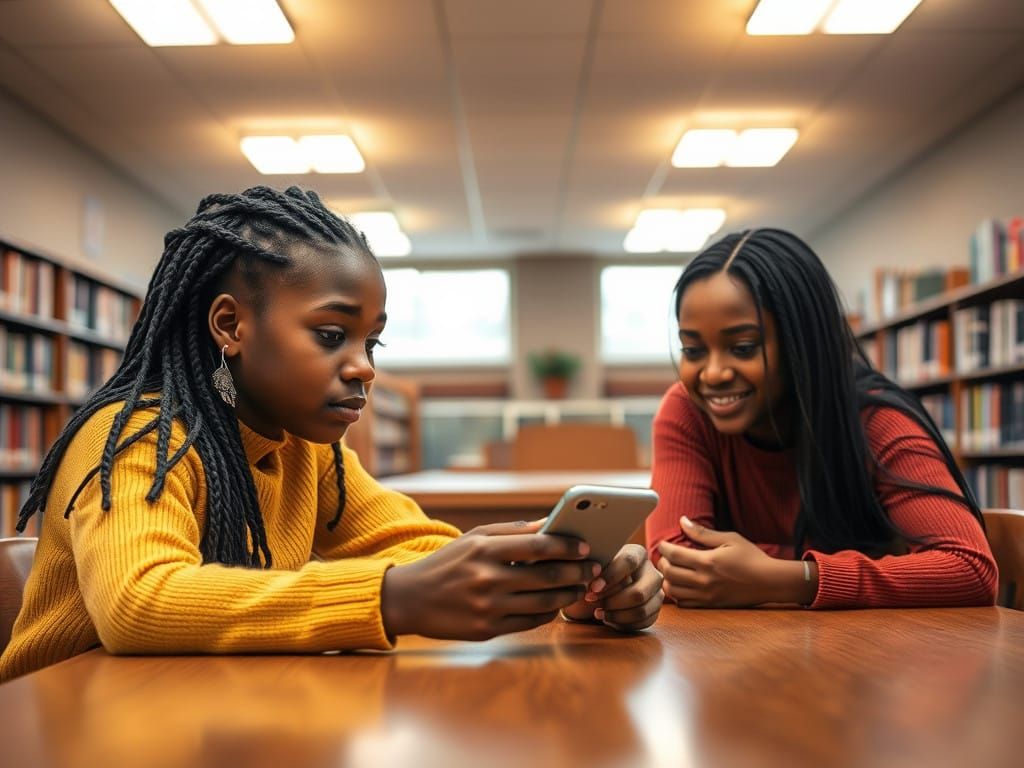 Diverse Teen Friends Plan Social Justice Walkout in School L...