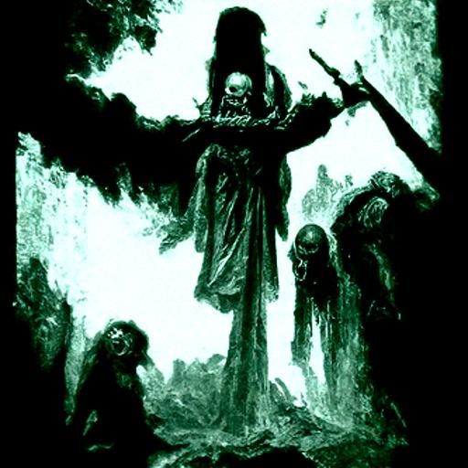 Death Metal Horror in Dark Fantasy Style