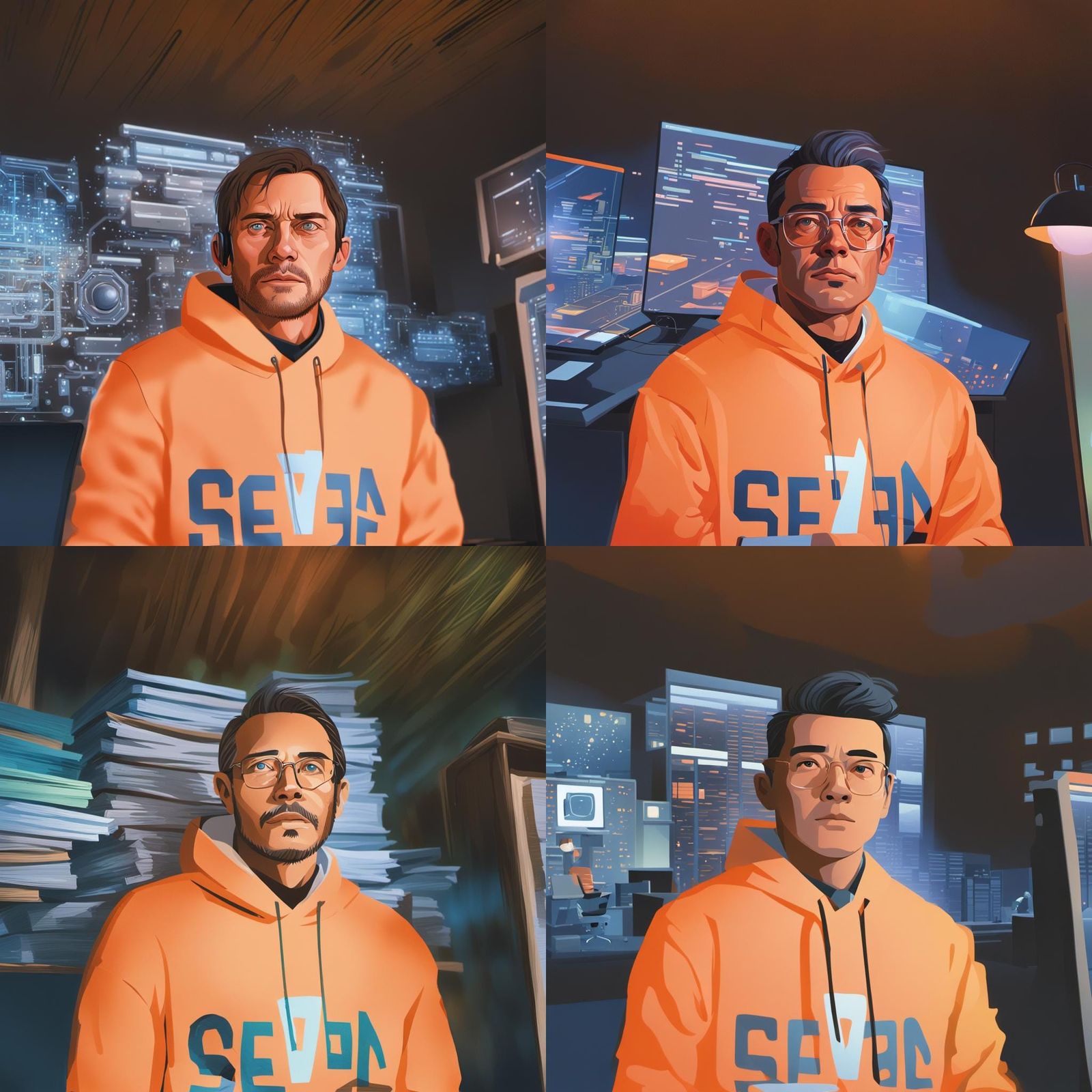 Gentleman Working in Machine Learning