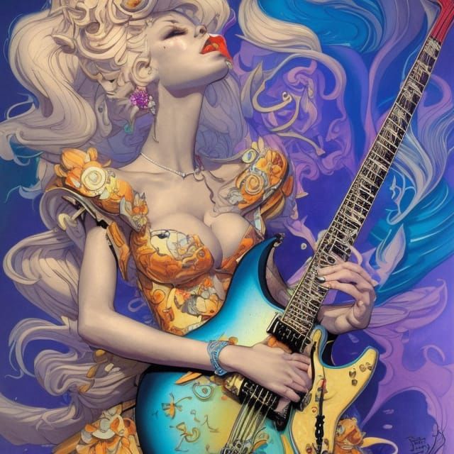 Cinderella Rocks Out: Electric Guitar Art