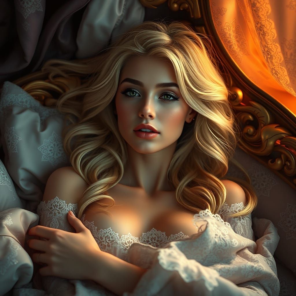 Goddess Awakens in Lavish, Glowing Splendor