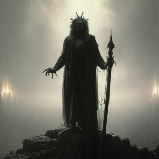 Dark Fantasy Image of Hellheim in Horror Style