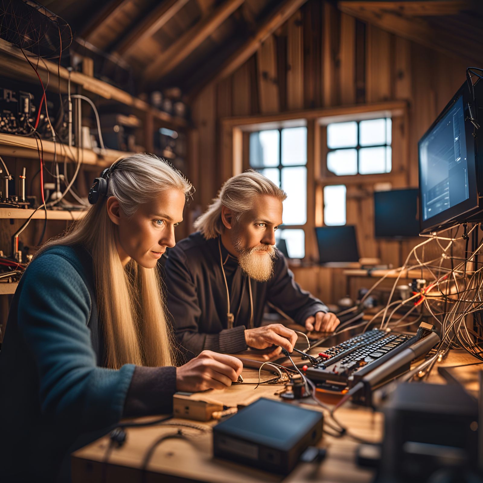 Renaissance Inventors Constructing a Modern Computer