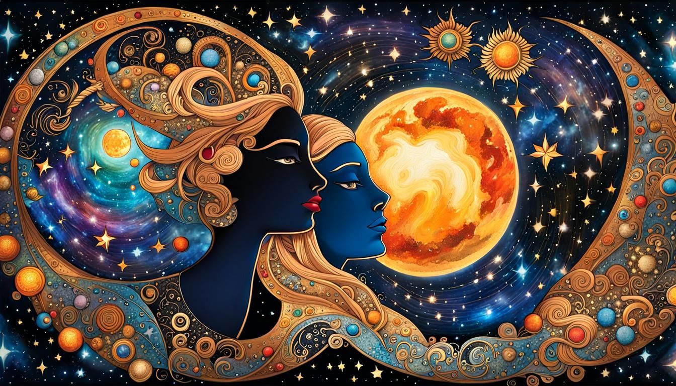 Celestial Dance of Kindred Spirits in Heaven