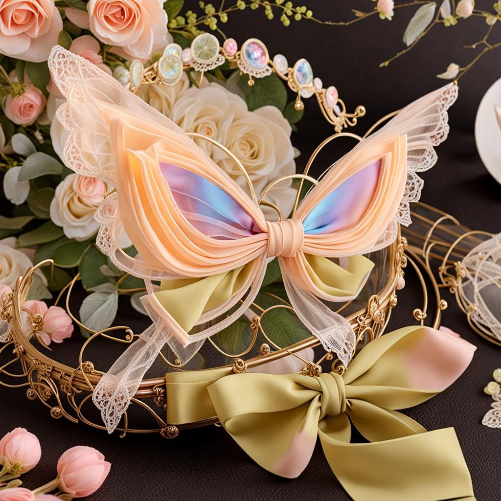 Fairycore Aesthetic with Ribbons and Lace