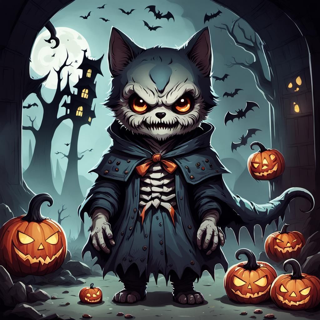 Scary Yet Cute AI Image