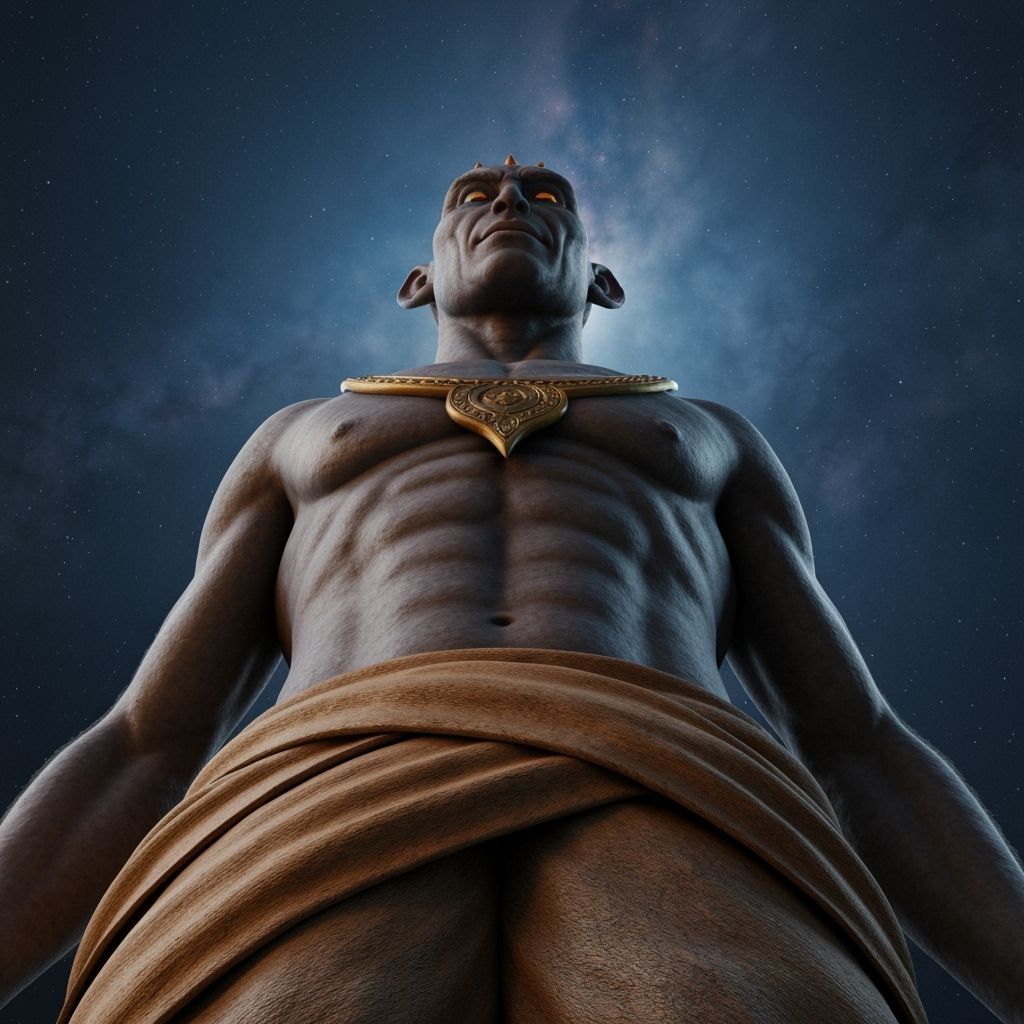 Hyper-Realistic Sky Bison with Azure Fur