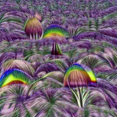 Psychedelic Rainbow Tunnel at High Speed, Surreal 8K