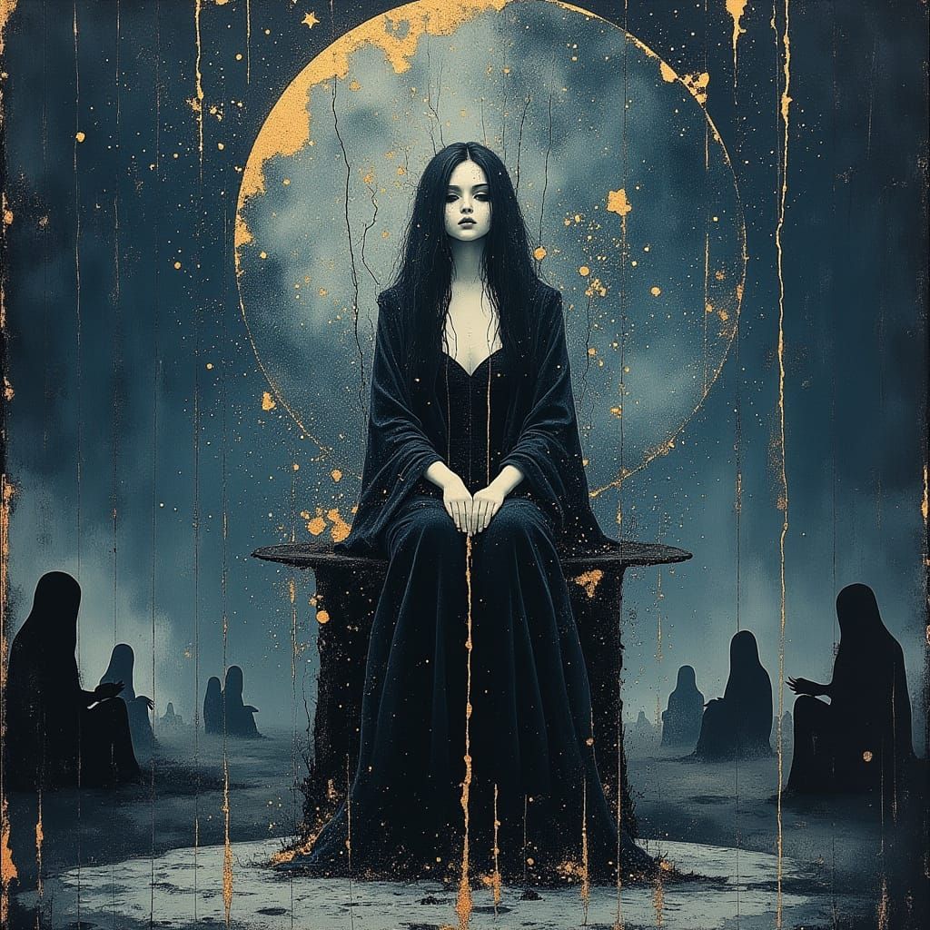 Empress of Starlight on Barren Moonscape