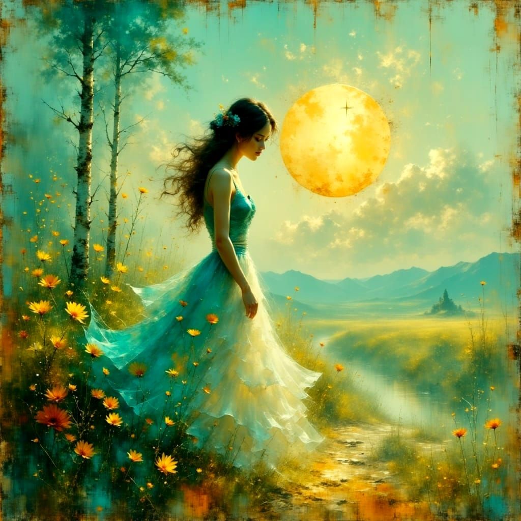 Tiny Dancer in Ethereal Dreamscape