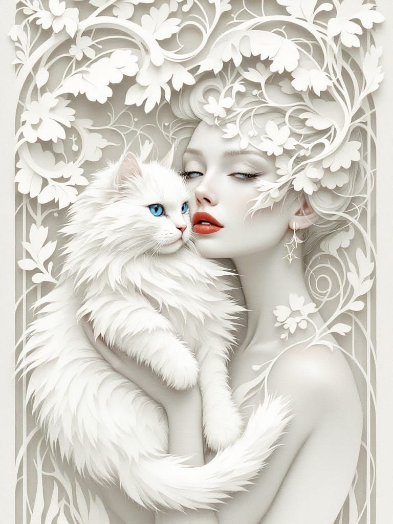 Mystical Dreamscape Figure in Contemplation