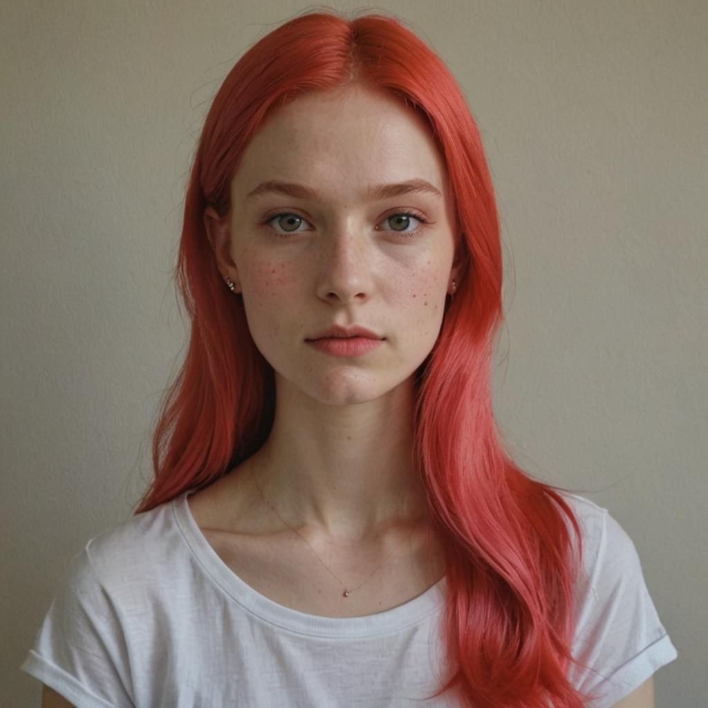 Red and Pink Color Block Design