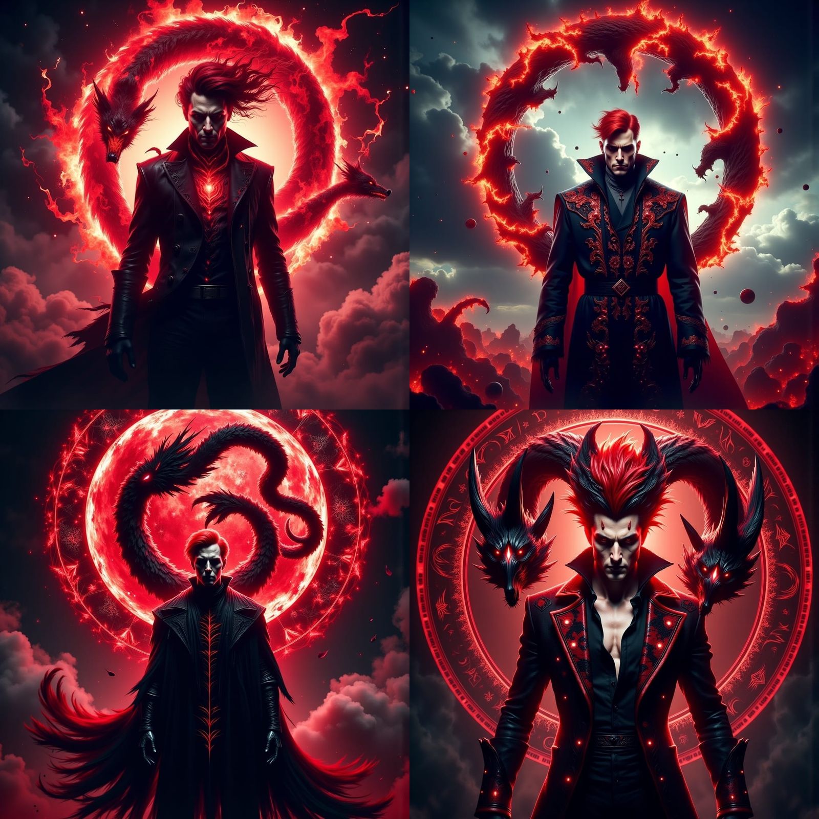 Red-Haired Alchemist with Transmutation Circle