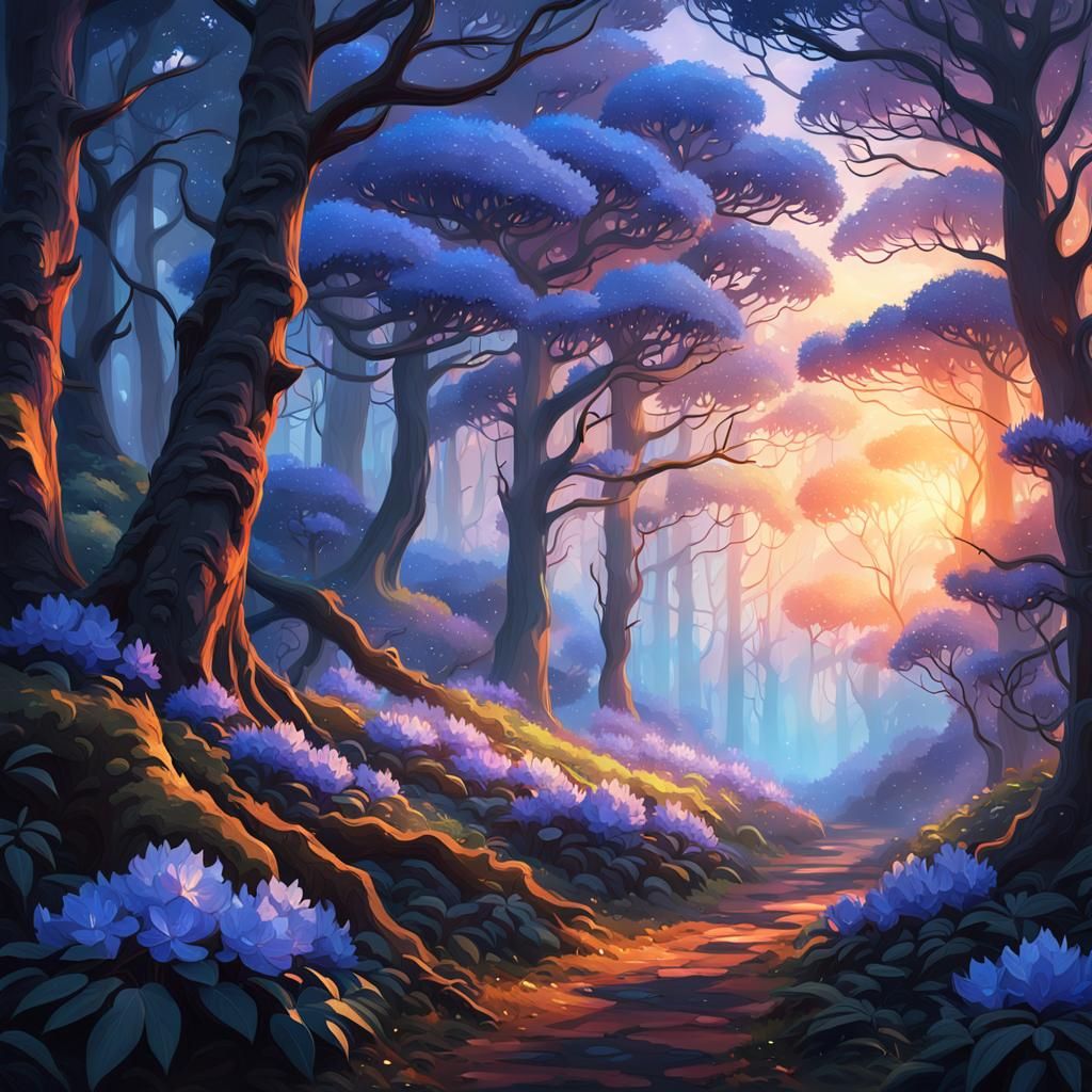 An enchanted forest