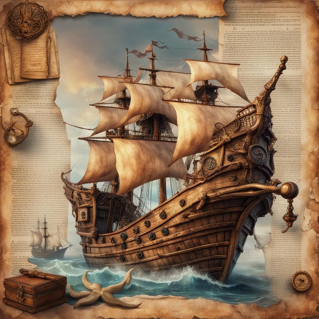 Pirate galleon